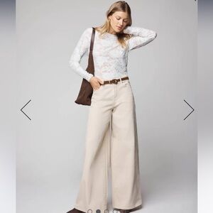 Splendid White Lace Top